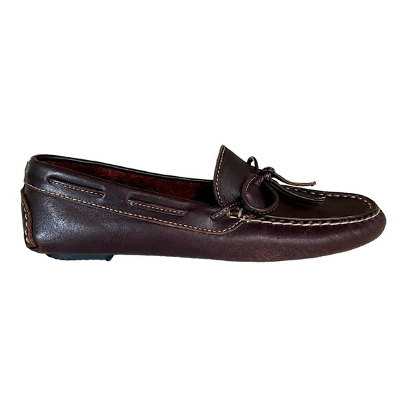 Cole Haan Moccasin Bow Loafers Deck Shoes | 6.5AA | Poised Prep Nautical Comfy - Picture 1 of 10